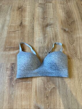 Soma Enbliss Seamless Heather Gray Wireless Bra - 34DD